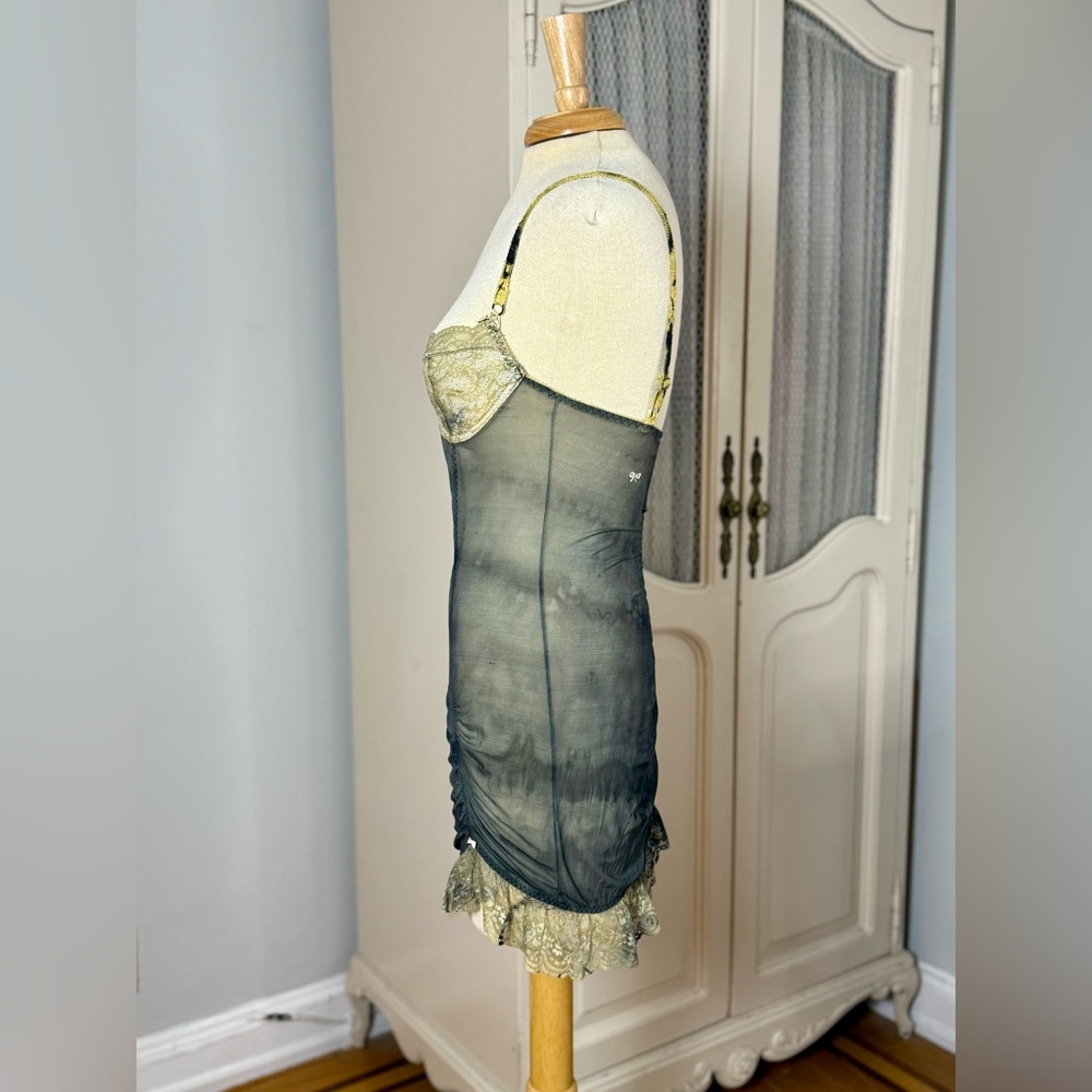 Custom Vintage Victoria's Secret Lingerie Full Moon Dyed Dress Women’s Size 34B - Picture 7 of 12